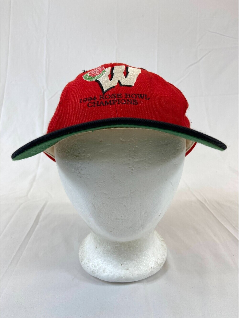 1994 Rose Bowl Championships Baseball Cap Snapback Hat Red Vintage Nutmeg